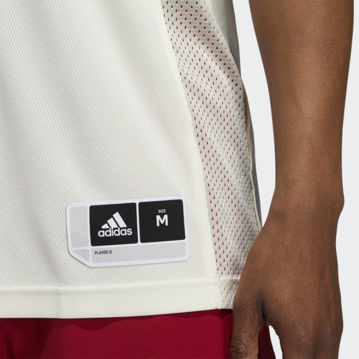 Camiseta Adidas Blanca Hoosiers Ncaa Swingman