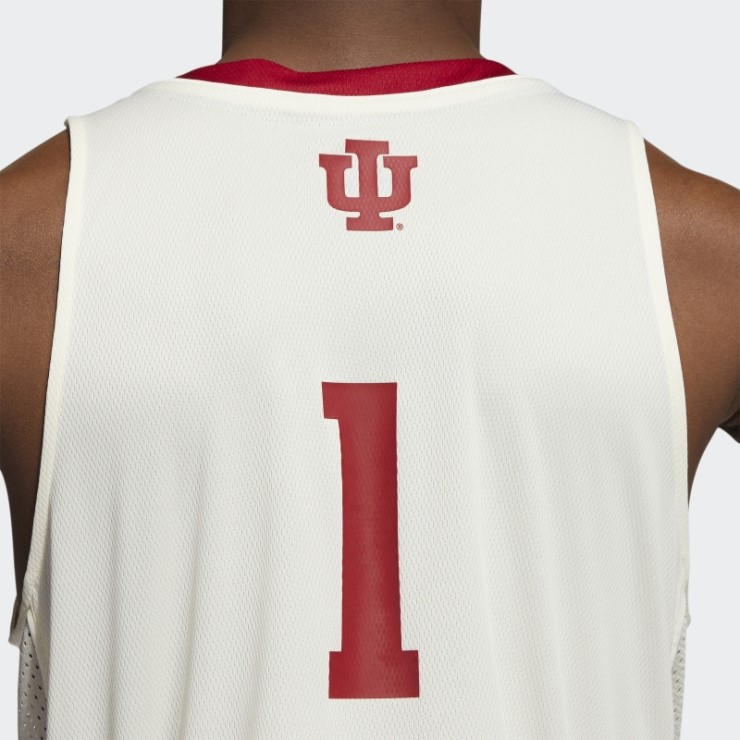 Camiseta Adidas Blanca Hoosiers Ncaa Swingman