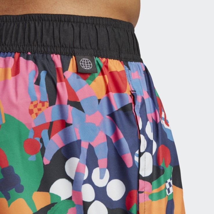 Negro Adidas X Farm Shorts De Baño (género Neutral) Caliente