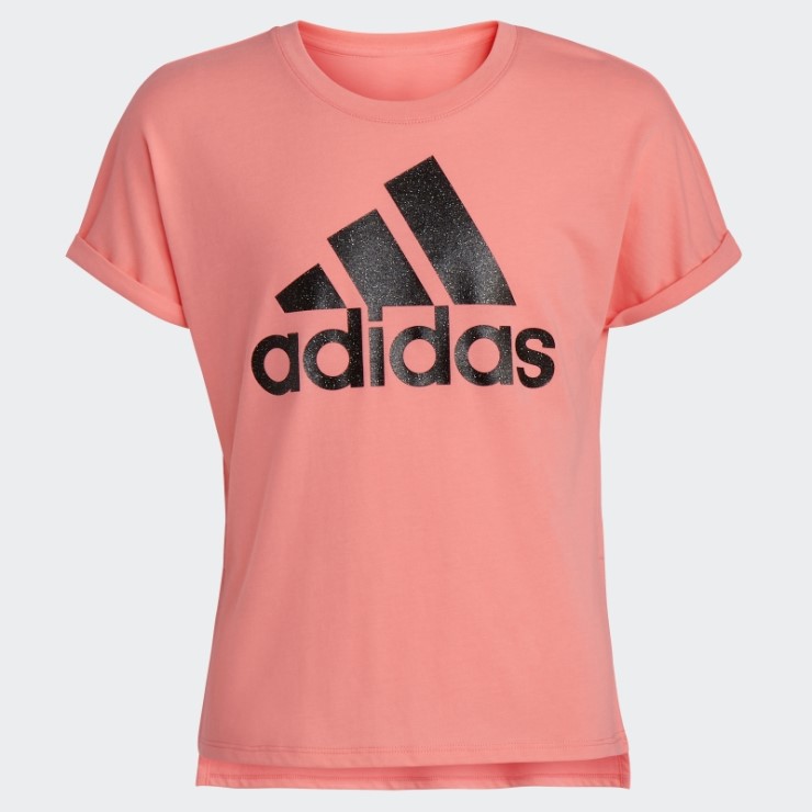 Camiseta Dolman (talla Extendida) Adidas Acid Red