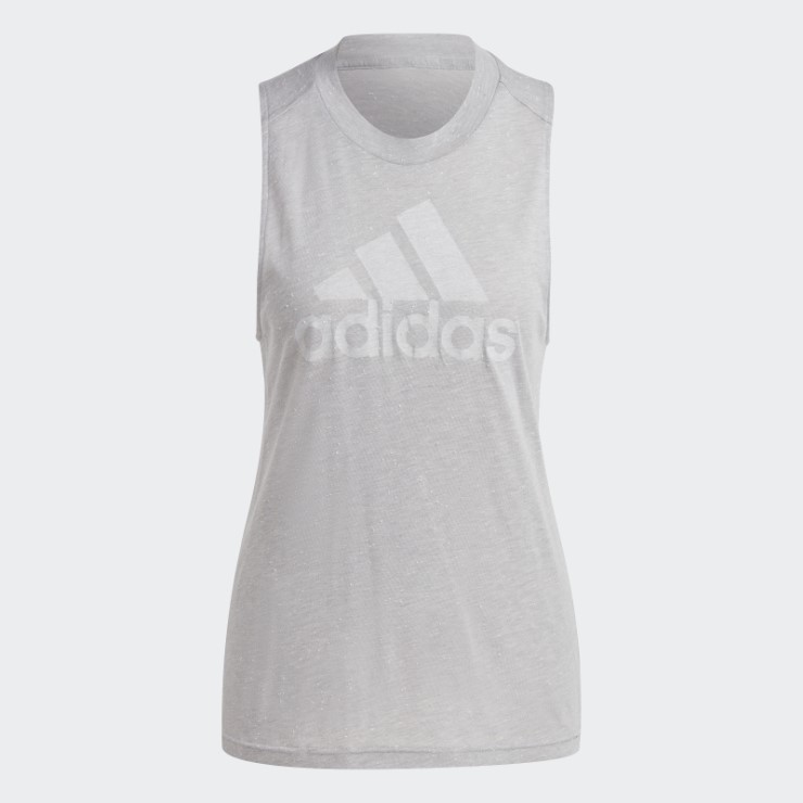 Adidas Camiseta Sin Mangas Gris Medio Future Icons Winners 3.0