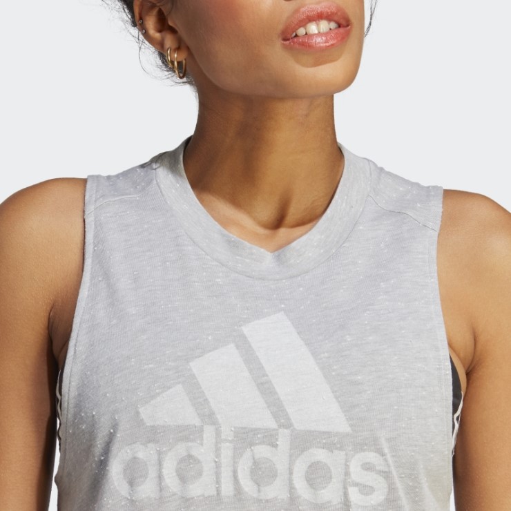 Adidas Camiseta Sin Mangas Gris Medio Future Icons Winners 3.0