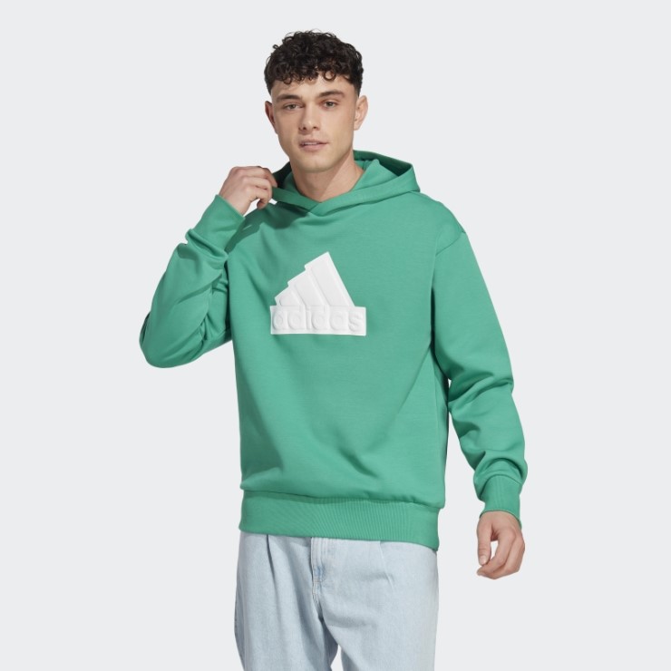 Iconos Del Futuro Insignia Del Deporte Sudadera Con Capucha Adidas Court Verde