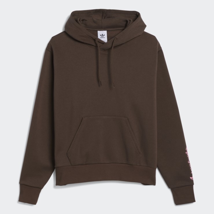 Adidas Sudadera Con Capucha Pintada Con Shmoofoil Marrón (género Neutral)