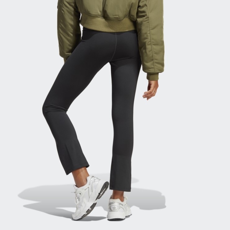 Adicolor Classics Leggings Con Dobladillo Abierto Adidas Negro