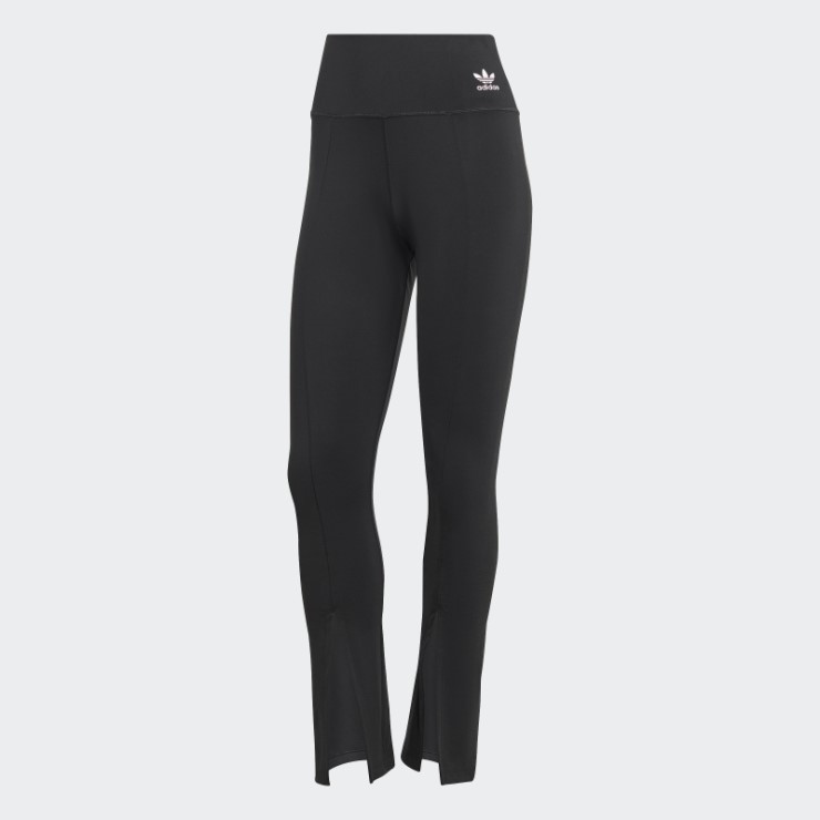 Adicolor Classics Leggings Con Dobladillo Abierto Adidas Negro