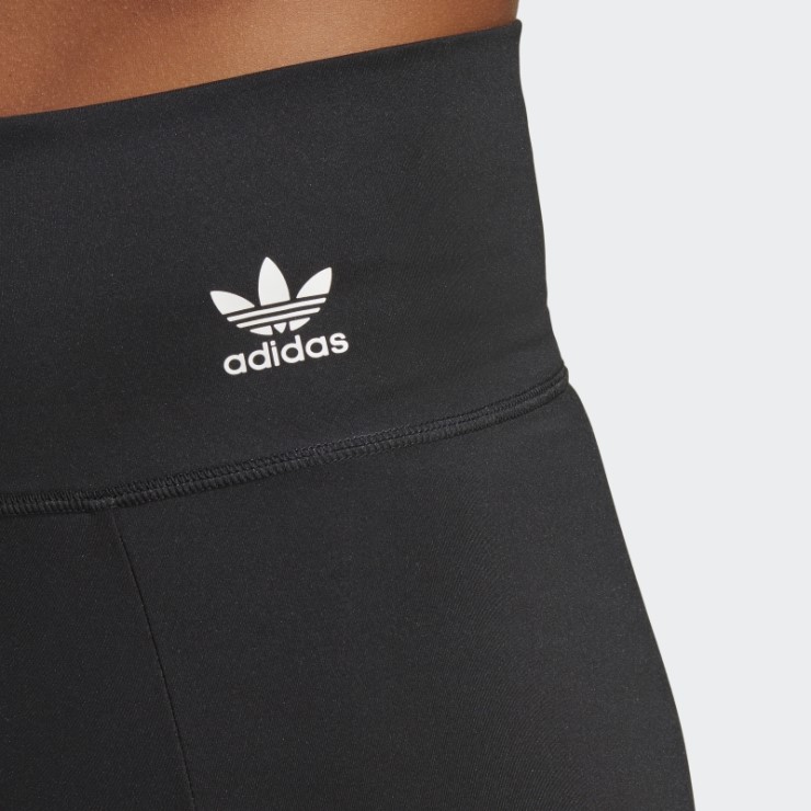 Adicolor Classics Leggings Con Dobladillo Abierto Adidas Negro