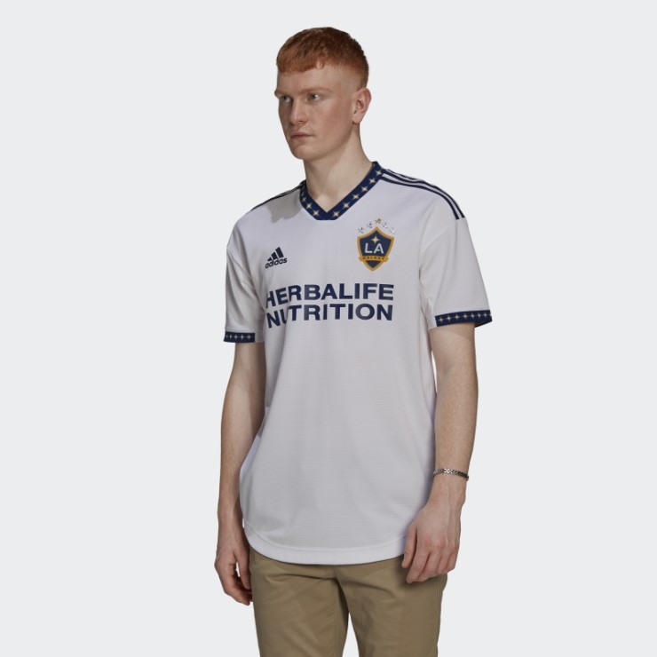 Camiseta Blanca La Galaxy 22/23 Primera Equipación Autentica Adidas