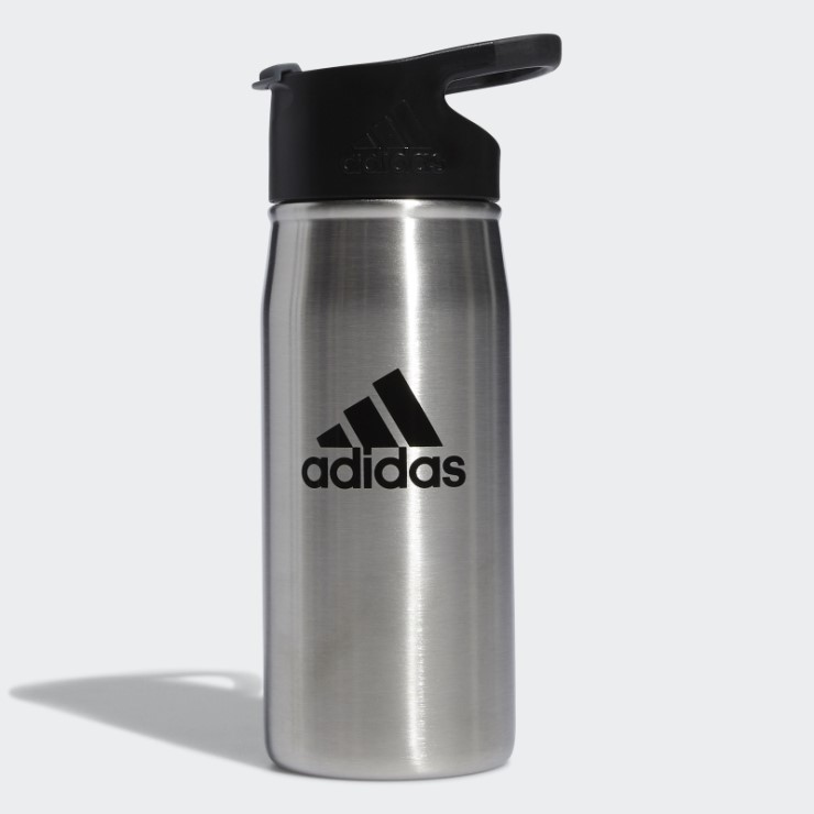 Adidas Steel Flip 16 Botella De Metal Transparente