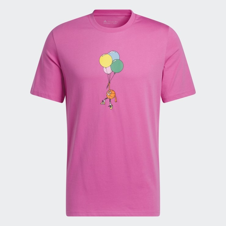 Adidas Camiseta Lil'stripe Basketball Graphic Fucsia