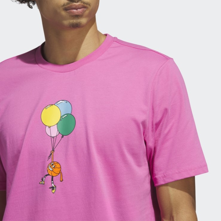 Adidas Camiseta Lil'stripe Basketball Graphic Fucsia