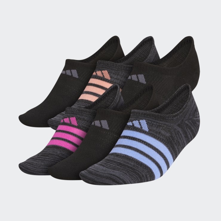 Adidas Superlite Super-no-show Calcetines Negros 6 Pares