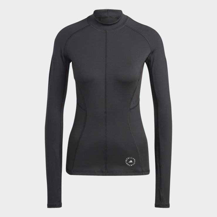 Adidas By Stella Mccartney True Propósito Camiseta De Manga Larga Camiseta De Manga Larga Caliente Negro