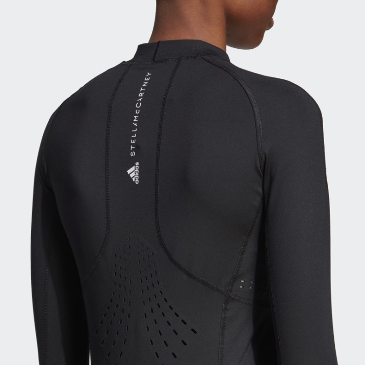 Adidas By Stella Mccartney True Propósito Camiseta De Manga Larga Camiseta De Manga Larga Caliente Negro