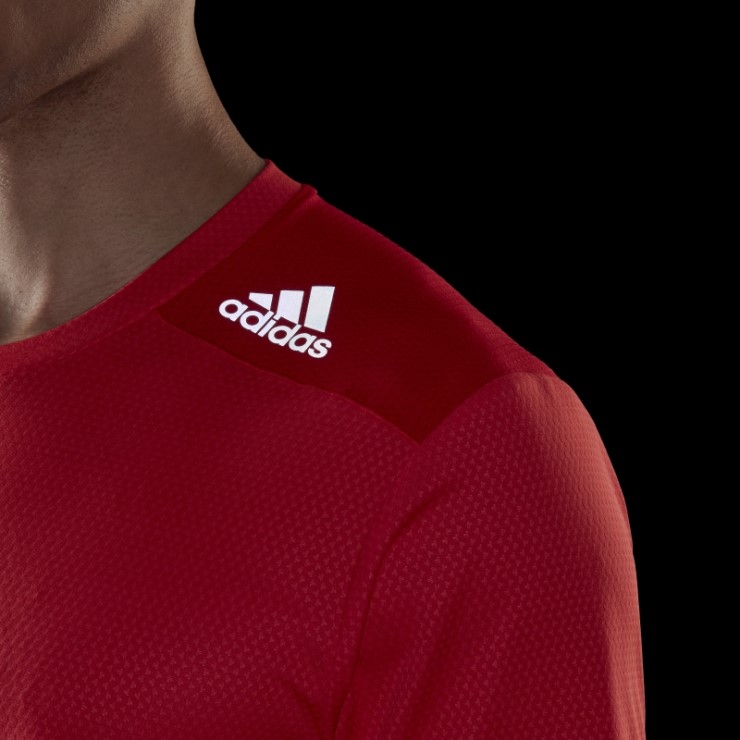 Rojo Diseñado Para Entrenar Camiseta Heat.rdy Hiit Adidas