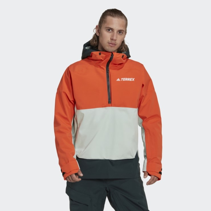 Terrex 2 Capas Rain.rdy Snow Anorak Adidas Naranja