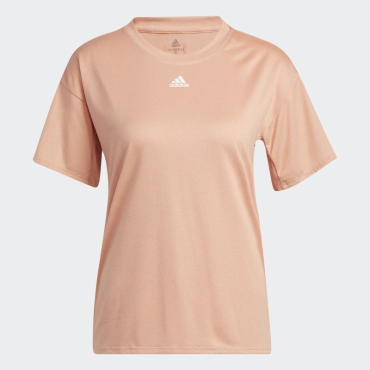 Playera De Entrenamiento Aeroready Con 3 Rayas De Adidas Ambiental Blush
