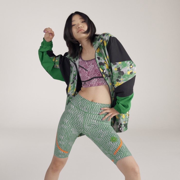 Adidas By Stella Mccartney Truepurpose Impreso Ciclismo Leggings Moda Verde