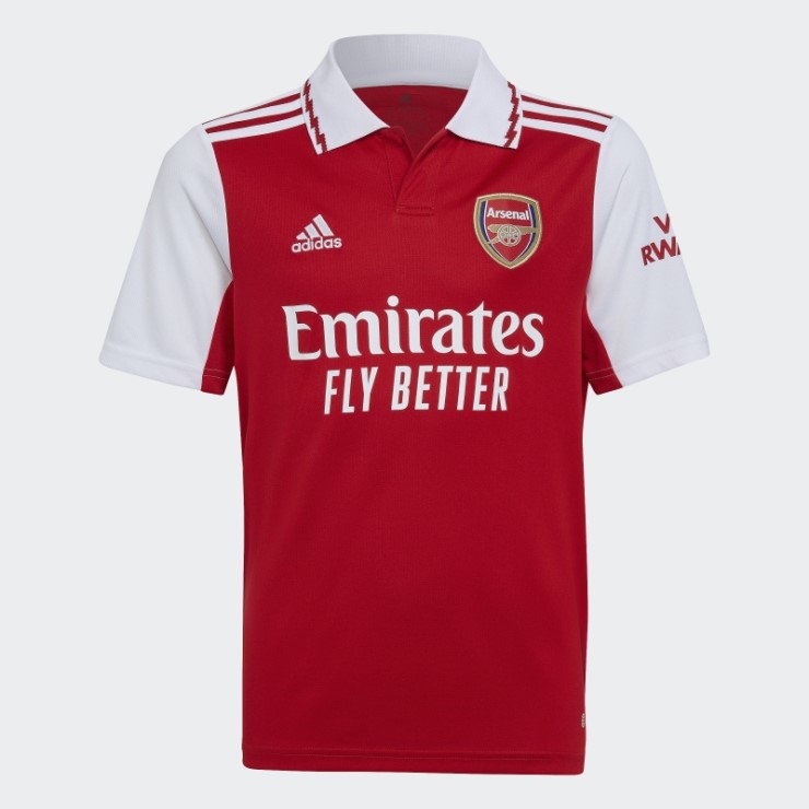Camiseta Adidas Arsenal 22/23 Primera Equipación Escarlata