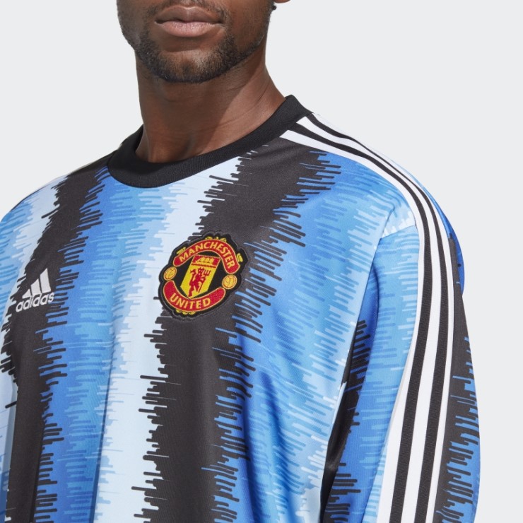 Adidas Camiseta Negra De Portero Del Manchester United Icon