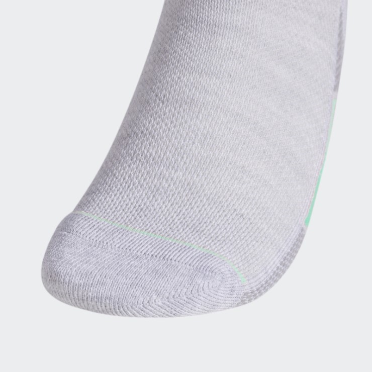 Calcetines Gris Claro Rayas Superlite Corte Bajo 3 Pares Adidas