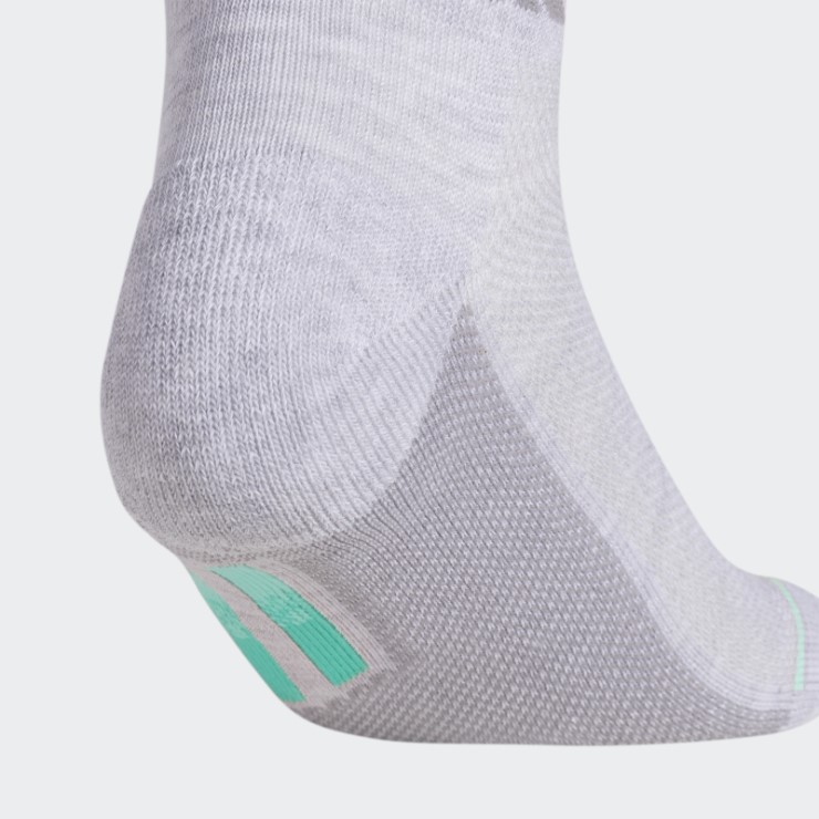 Calcetines Gris Claro Rayas Superlite Corte Bajo 3 Pares Adidas