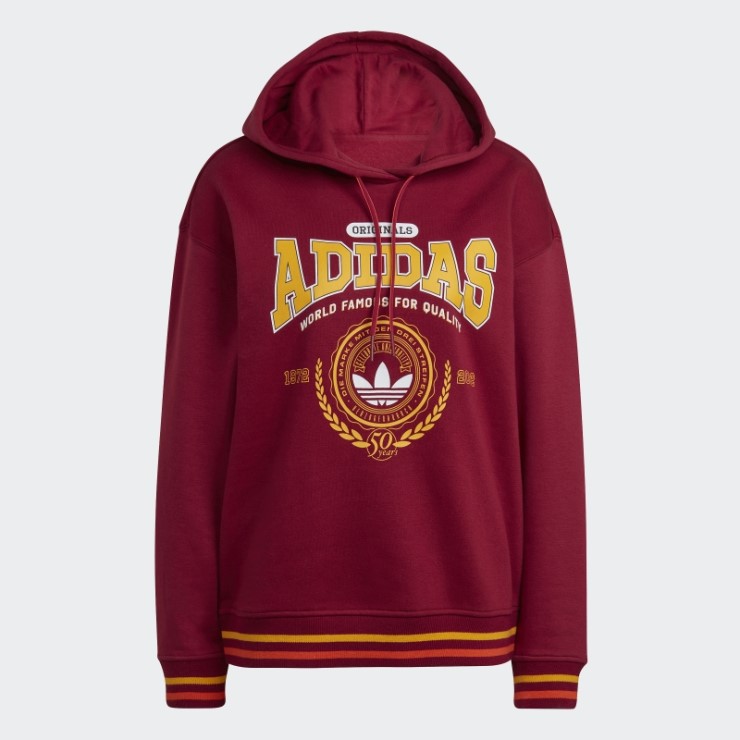 Sudadera Con Capucha De Aniversario Burdeos (género Neutral) Adidas