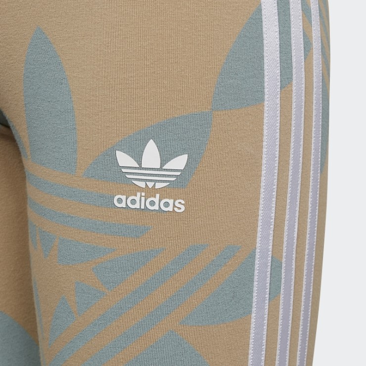 Leggins De Talle Alto Con Estampado Integral Adidas Multicolor