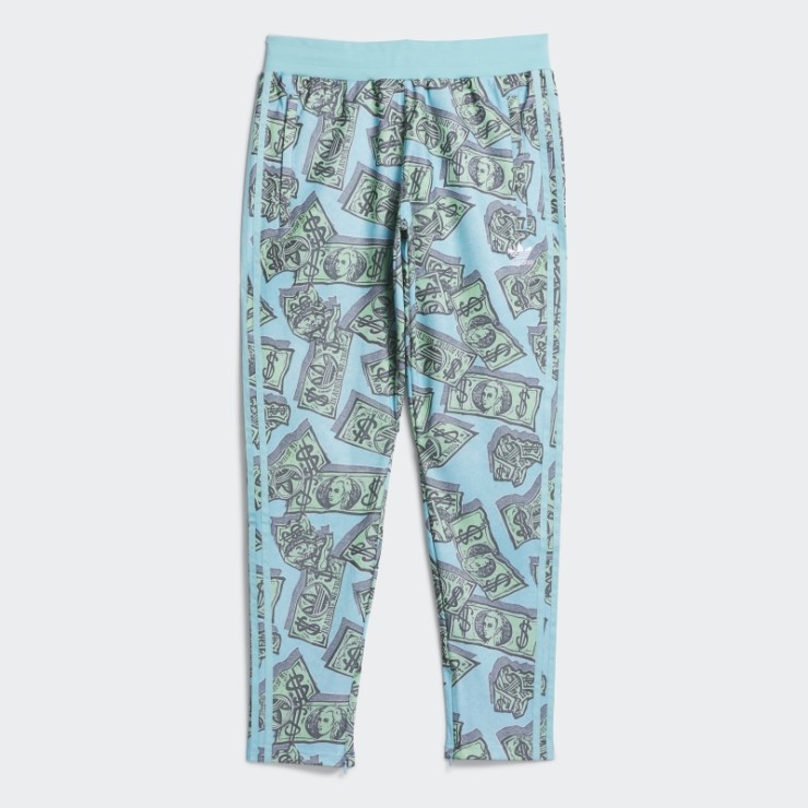 Jeremy Scott Pantalones De Chándal Con Estampado De Dinero (género Neutral) Frost Mint Adidas