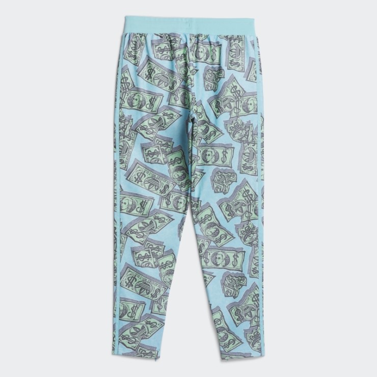 Jeremy Scott Pantalones De Chándal Con Estampado De Dinero (género Neutral) Frost Mint Adidas