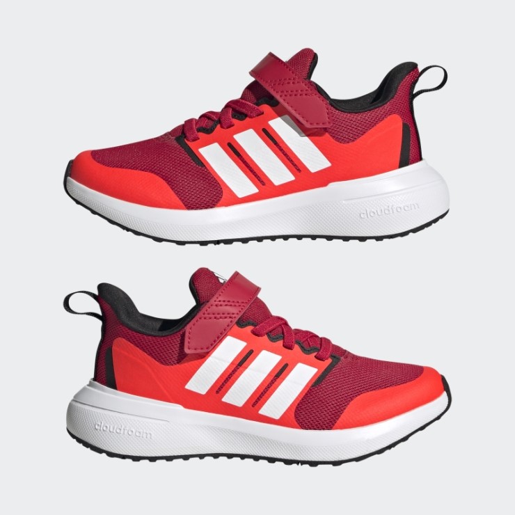 Adidas Scarlet Fortarun 2.0 Cloudfoam Zapatos Con Tira Superior De Encaje Elástico