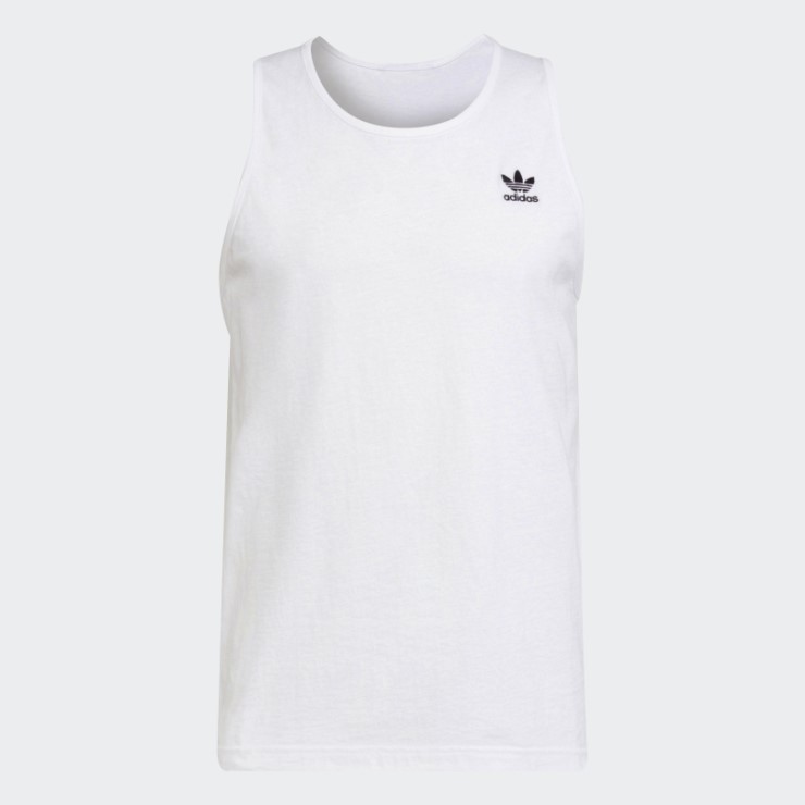 Camiseta Sin Mangas Adidas Adicolor Essentials Trefoil Blanca