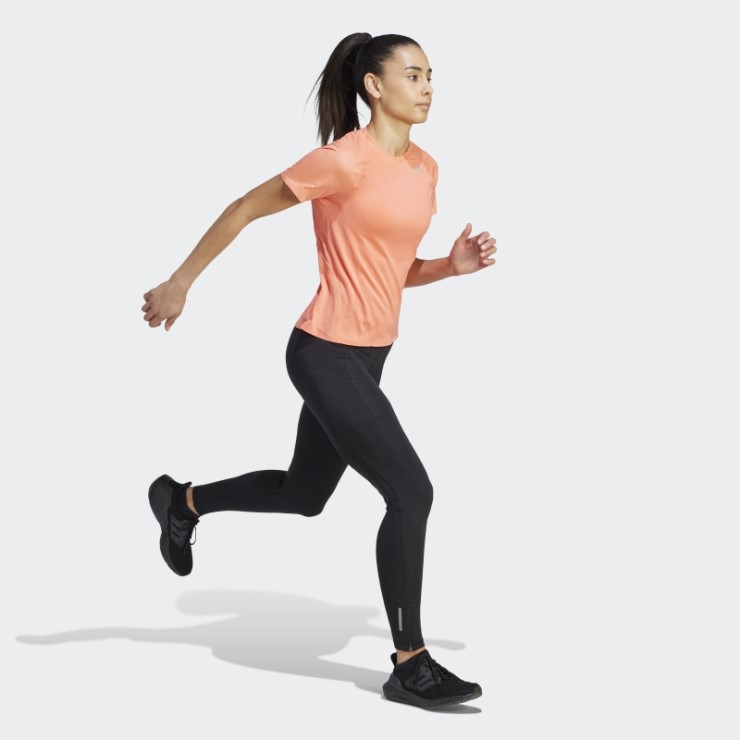 Camiseta Adidas Adizero Running Coral