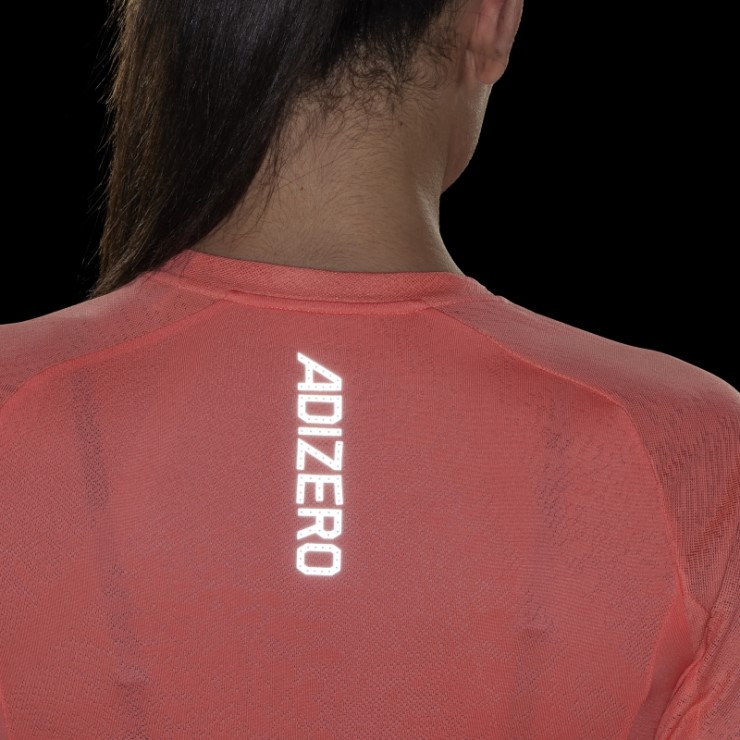 Camiseta Adidas Adizero Running Coral