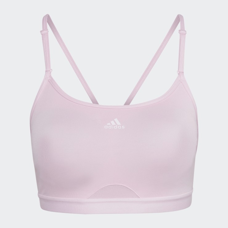 Sujetador Adidas Aeroreact Training Light-support Rosa
