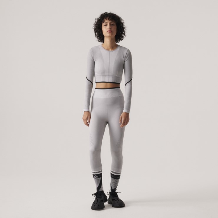 Mgh Gris Sólido Adidas Por Stella Mccartney Truestrength Yoga 7/8 Apretado Moda