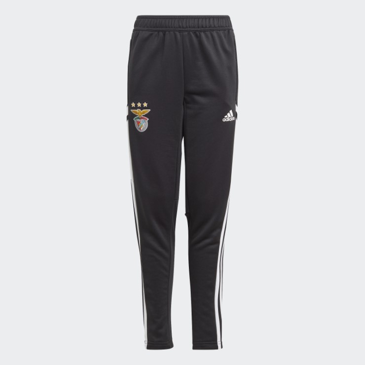 Elegante Benfica Condivo Pantalones De Entrenamiento Adidas Negro