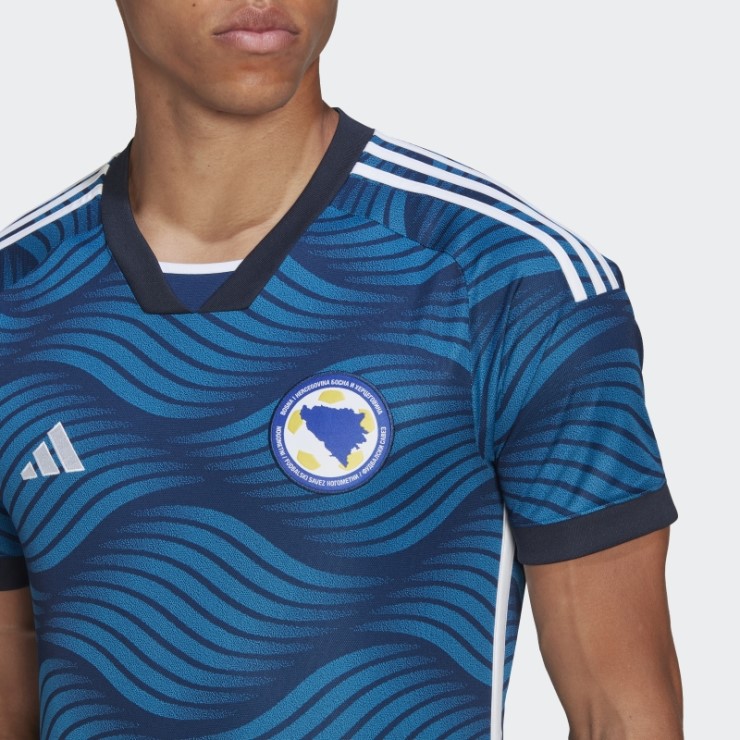 Adidas Camiseta Azul Misterio Primera Equipación Bosnia 22
