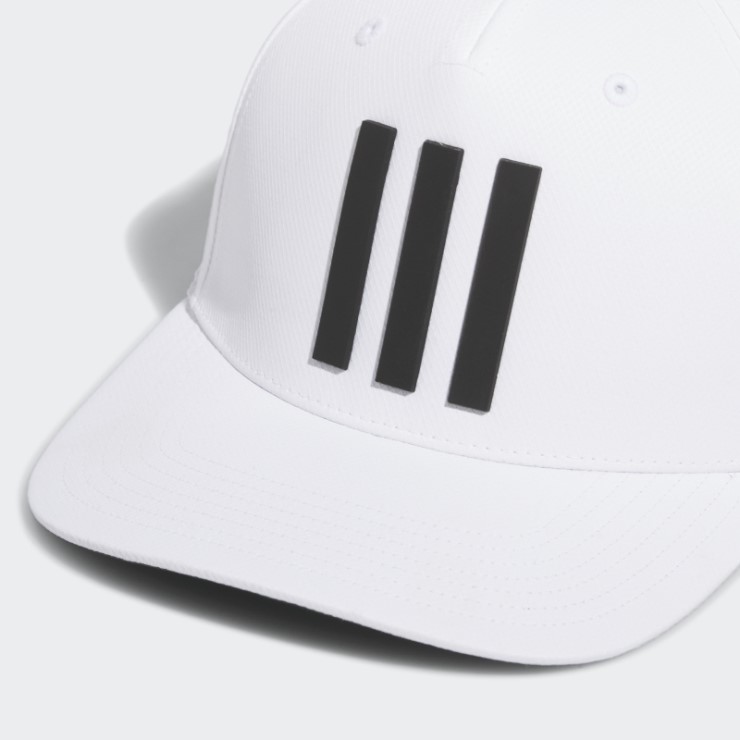 Gorra Adidas Tour 3 Rayas Blanca