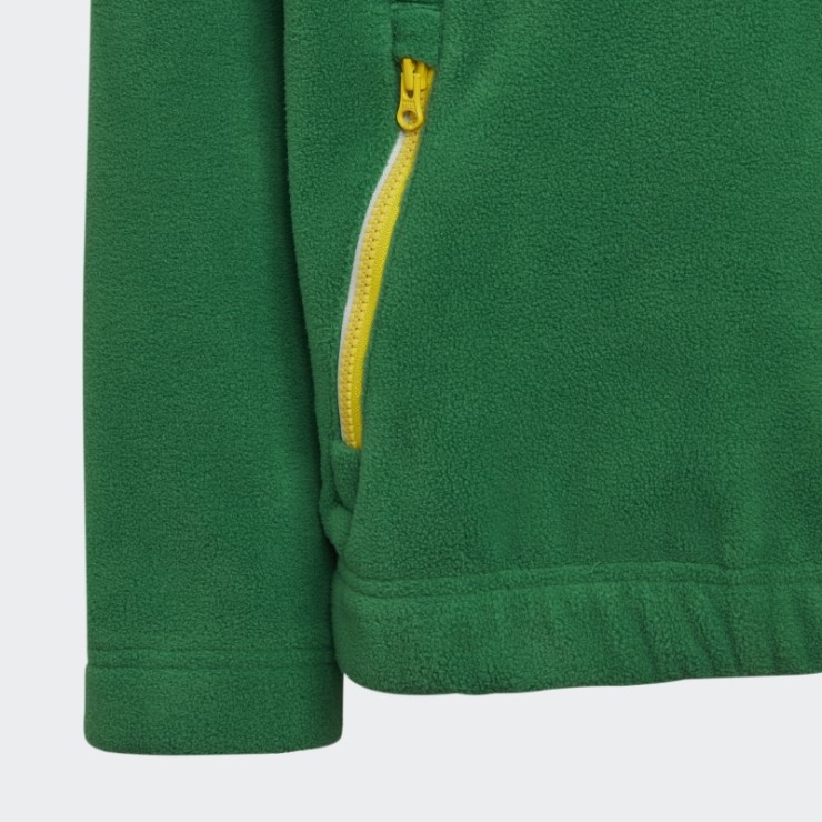 Adidas X Classic Lego Winter Chaqueta De Chándal Con Capucha De Forro Polar Verde Caliente