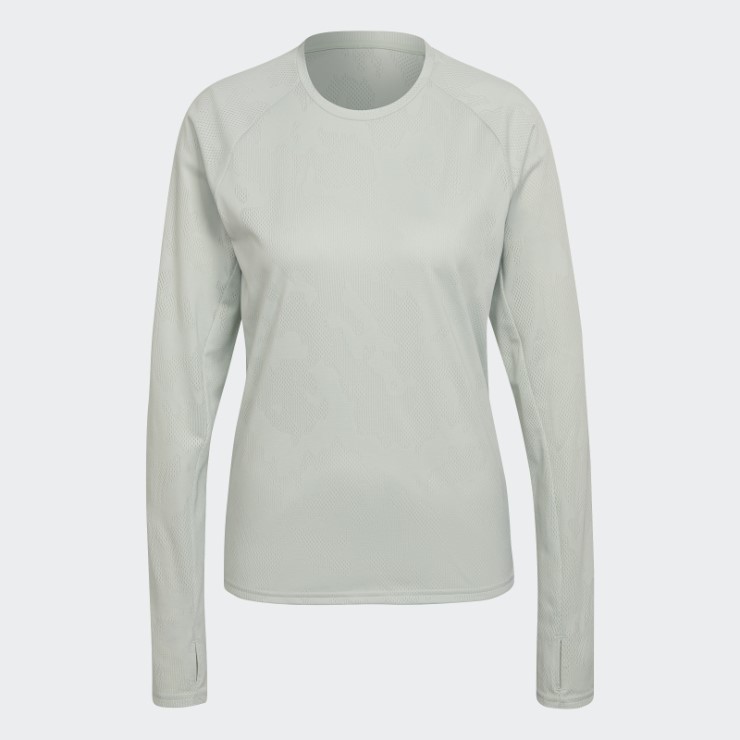 Camiseta De Manga Larga Running Made To Be Remade Verde Adidas