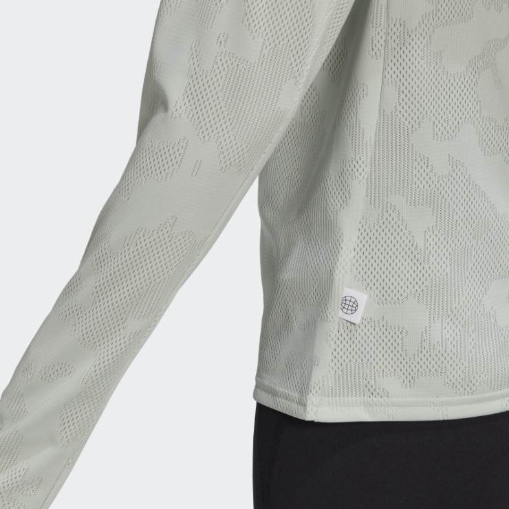 Camiseta De Manga Larga Running Made To Be Remade Verde Adidas