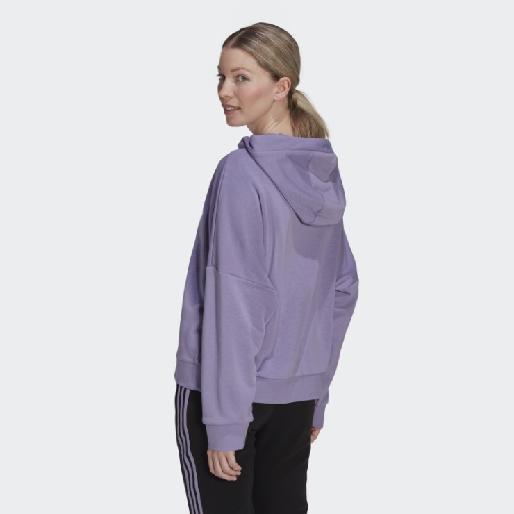 Sudadera Olympique Lyonnais Lila Adidas