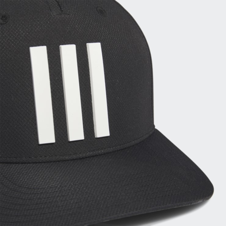 Gorra Negra Adidas Tour 3 Rayas