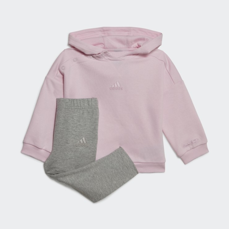 Sudadera Rosa Con Capucha Adidas
