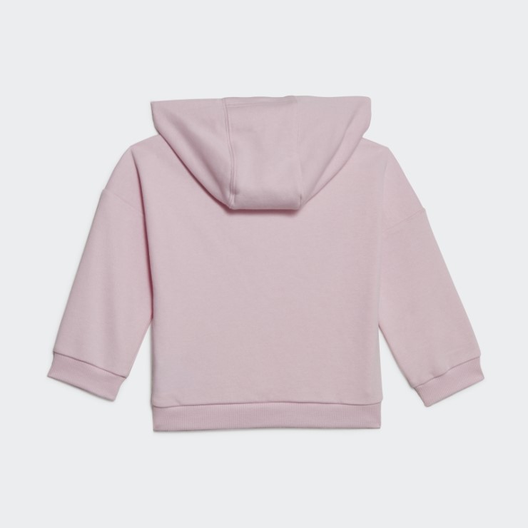 Sudadera Rosa Con Capucha Adidas