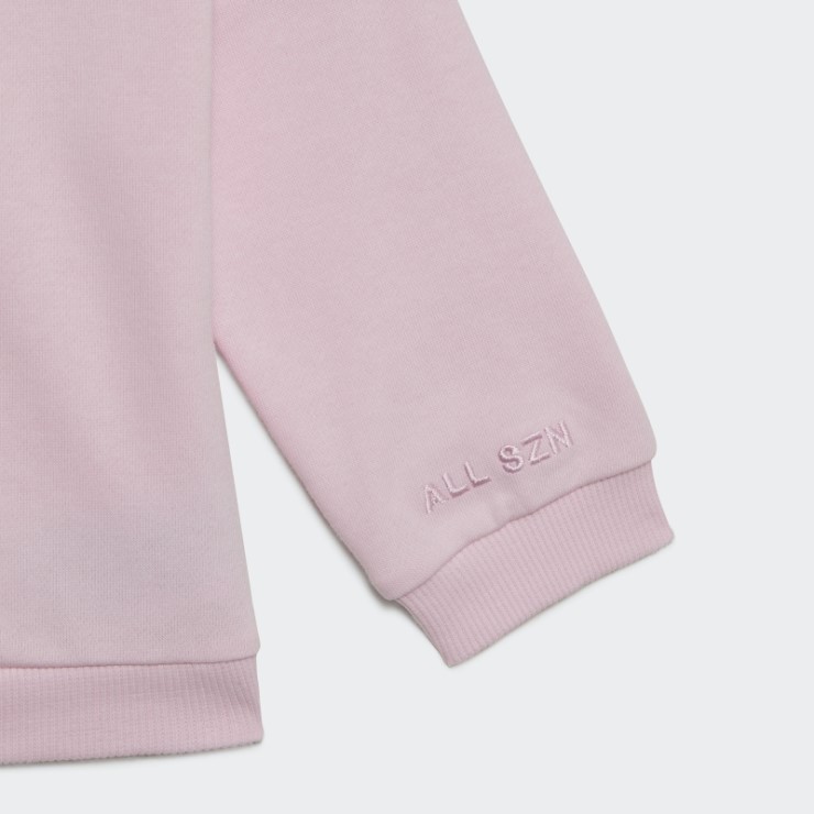Sudadera Rosa Con Capucha Adidas