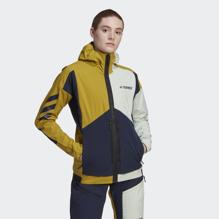 Adidas Terrex Skyclimb Gore Soft Shell Chaqueta De Esquí De Travesía Verde Oliva