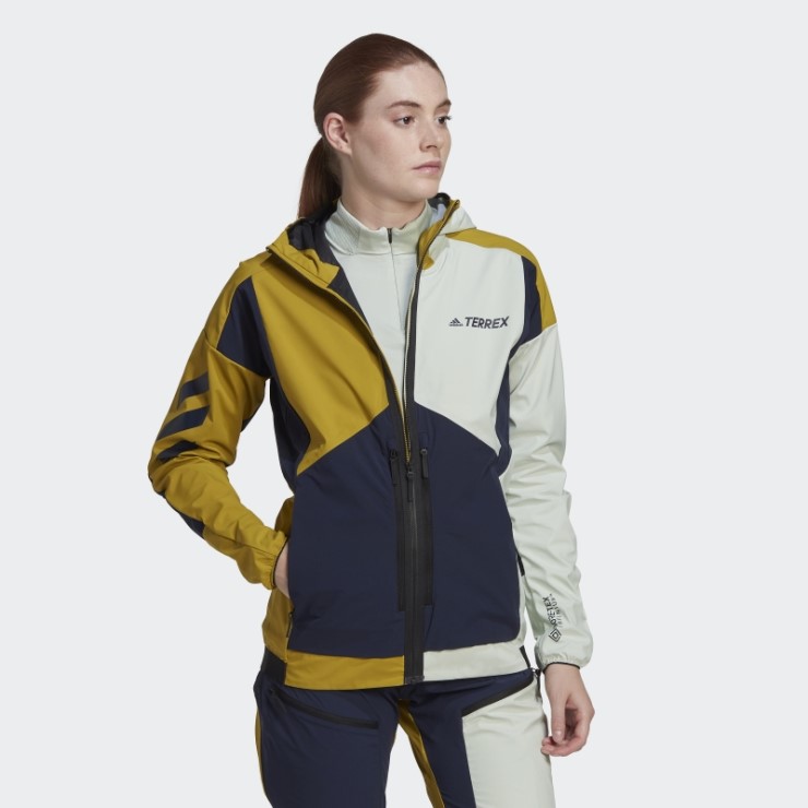 Adidas Terrex Skyclimb Gore Soft Shell Chaqueta De Esquí De Travesía Verde Oliva