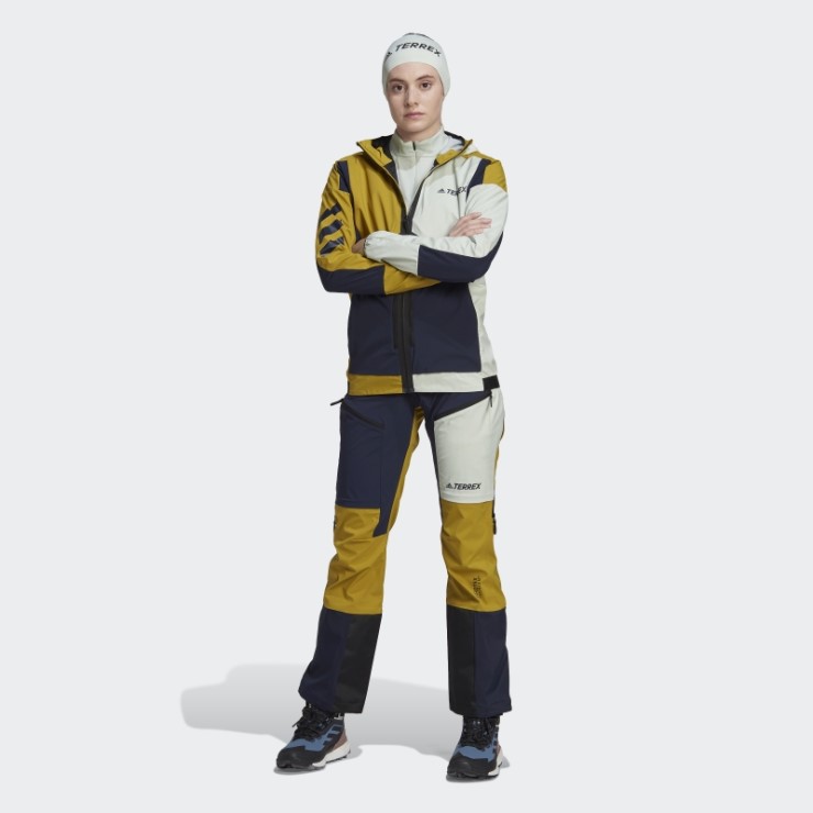 Adidas Terrex Skyclimb Gore Soft Shell Chaqueta De Esquí De Travesía Verde Oliva